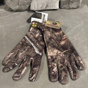 Mossy Oak Country DNA Blocker Shield, fleece gloves,S3 antimicrobial,touch tech